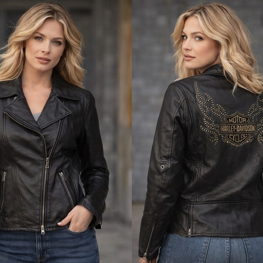 Leather Harley Davidson Leather Motorcycle Jacket